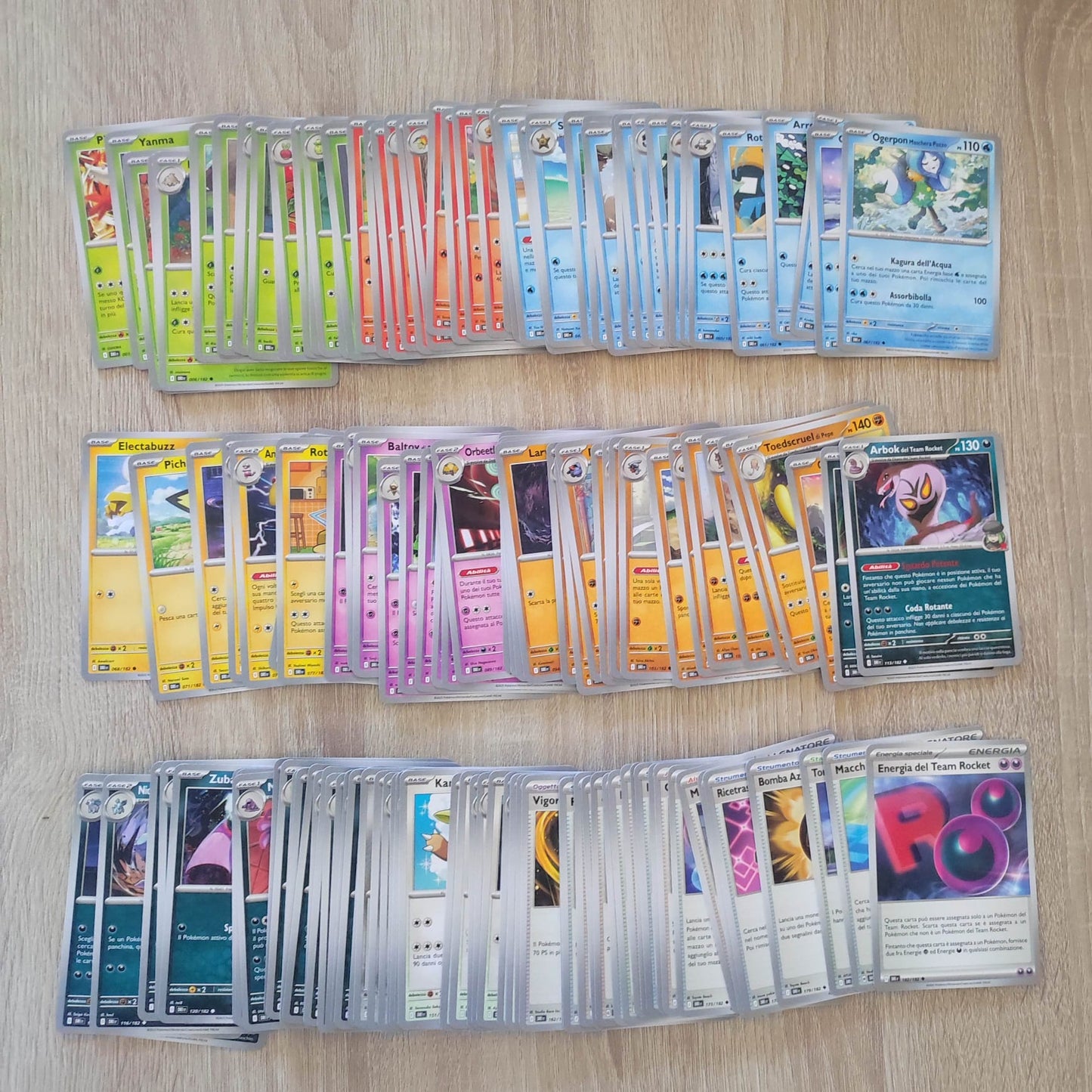POKEMON - Set Completo COMUNI + NON COMUNI - RIVALI PREDESTINATI
