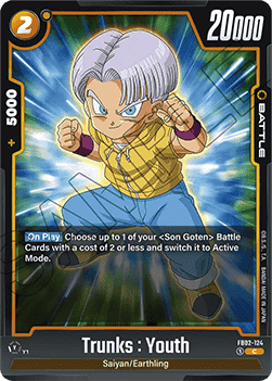 124. Trunks : Youth - BLAZING AURA - FB02