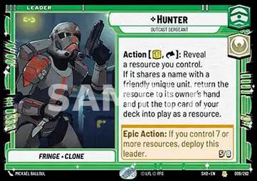 9. Hunter sergente Reietto - STAR WARS UNLIMITED - SHD