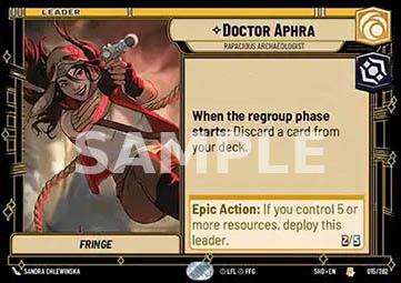 15. Dottoressa Aphira Archeologa Rapace - STAR WARS UNLIMITED - SHD