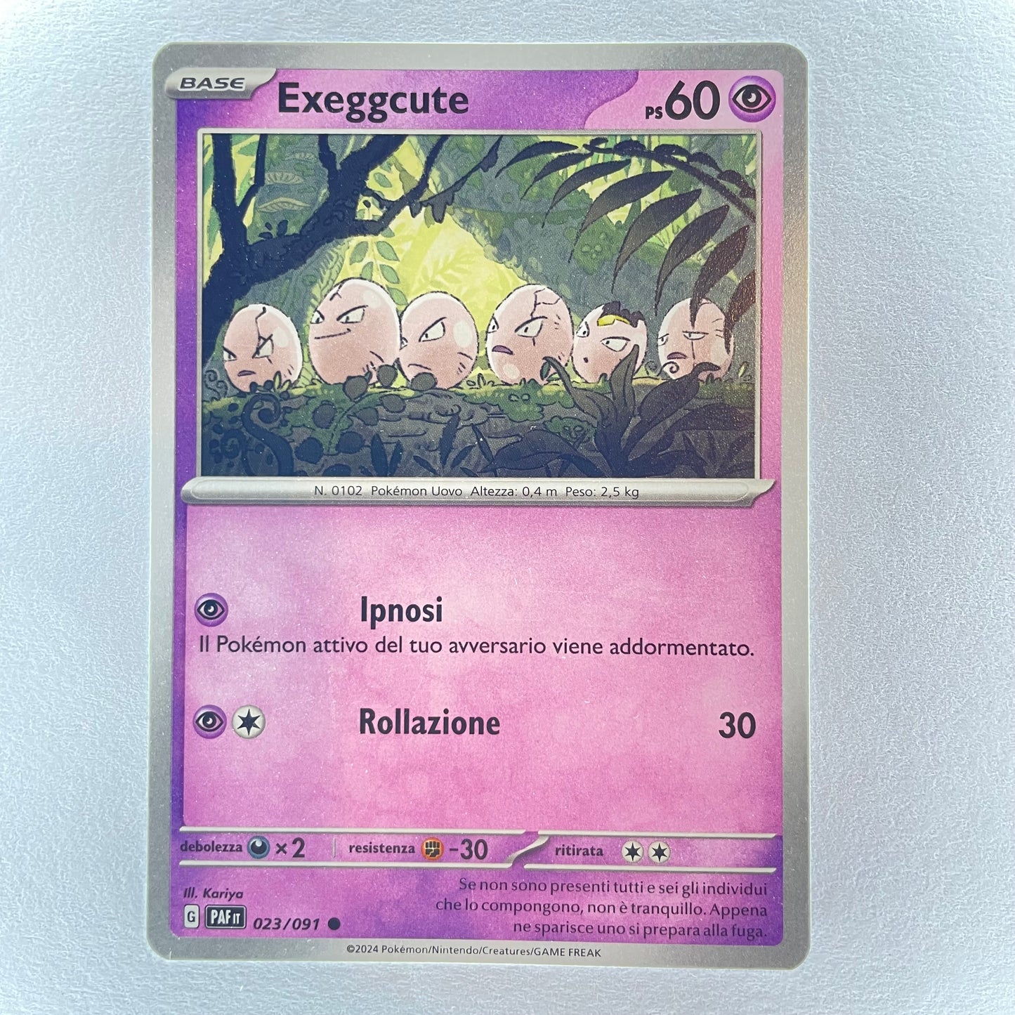 23/91 Exeggcute - DESTINO DI PALDEA - PAF - ITA