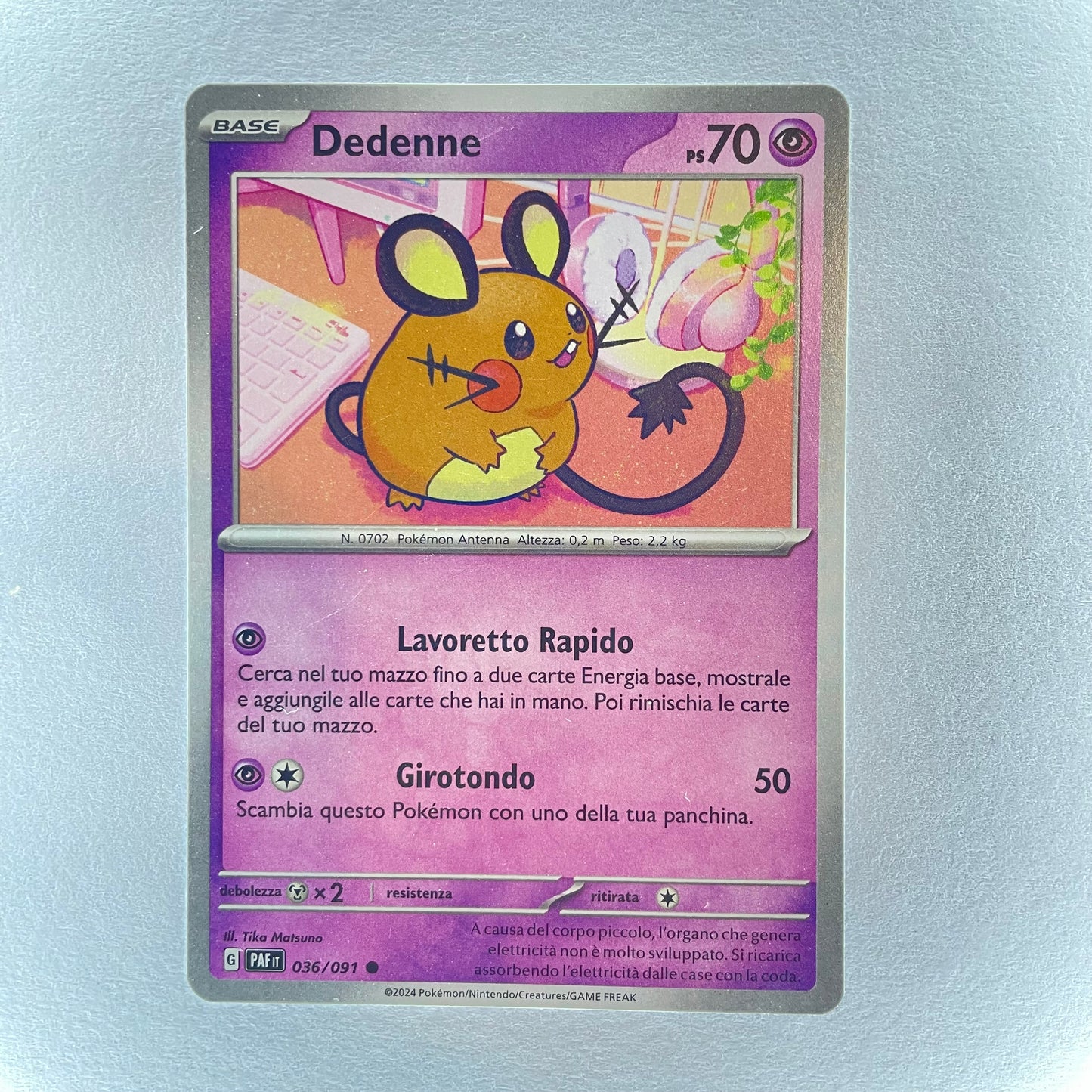 36/91 Dedenne - DESTINO DI PALDEA - PAF - ITA