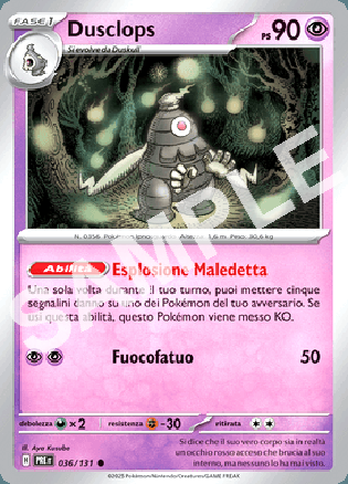 36/131 Dusclops - EVOLUZIONI PRISMATICHE