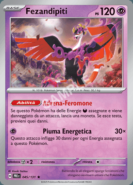 45/131 Fezandipiti - EVOLUZIONI PRISMATICHE