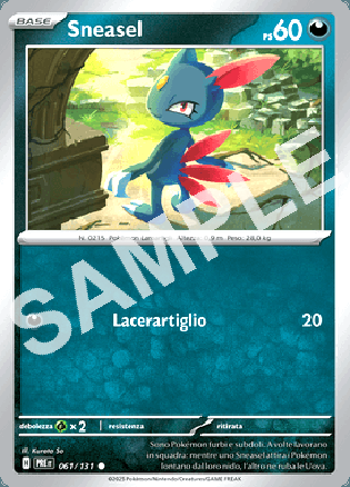 61/131 Sneasel - EVOLUZIONI PRISMATICHE