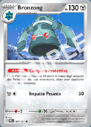 67/131 Bronzong - EVOLUZIONI PRISMATICHE