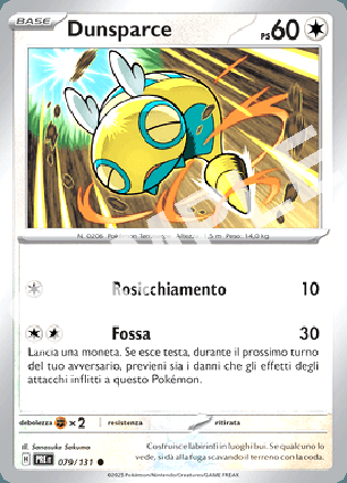 79/131 Dunsparce - EVOLUZIONI PRISMATICHE