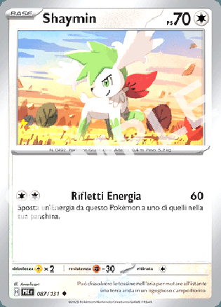 87/131 Shaymin - EVOLUZIONI PRISMATICHE