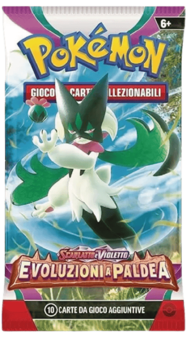 Busta Pokemon EVOLUZIONI A PALDEA (Artwork Casuale) - ITA