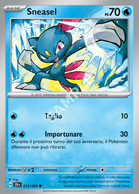 13/64 Sneasel - SEGRETO FIABESCO - SFA