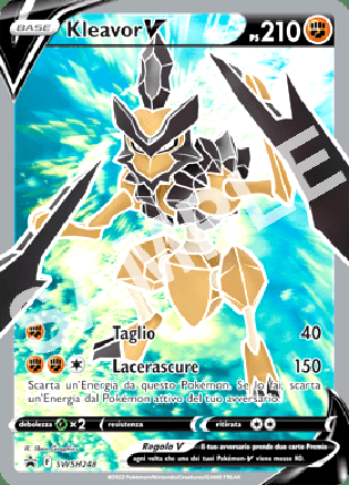 SWSH248 Kleavor V - SPADA & SCUDO PROMO