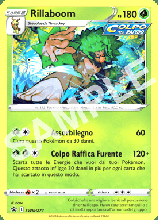 SWSH277 Rillaboom - SPADA & SCUDO PROMO