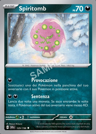 129/198 Spiritomb - SCARLATTO E VIOLETTO