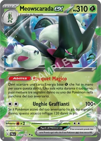 15/193 Meowscarada EX - EVOLUZIONI A PALDEA