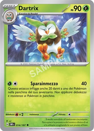 14/197 Dartrix - OSSIDIANA INFUOCATA - OBF