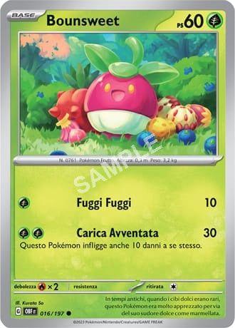 16/197 Bounsweet - OSSIDIANA INFUOCATA - OBF