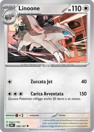 168/197 Linoone - OSSIDIANA INFUOCATA - OBF