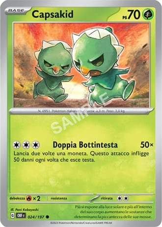 24/197 Capsakid - OSSIDIANA INFUOCATA - OBF