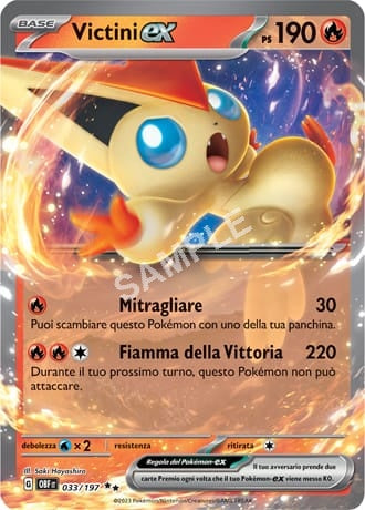 33/197 Victini EX - OSSIDIANA INFUOCATA