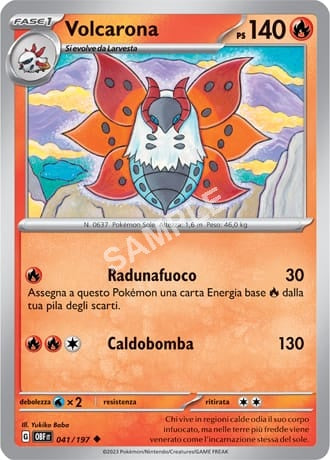 41/197 Volcarona - OSSIDIANA INFUOCATA - OBF