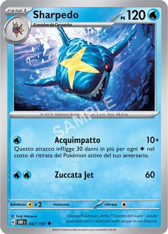 47/197 Sharpedo - OSSIDIANA INFUOCATA - OBF