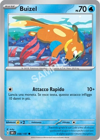 48/197 Buizel - OSSIDIANA INFUOCATA - OBF