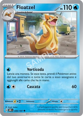 49/197 Floatzel - OSSIDIANA INFUOCATA - OBF