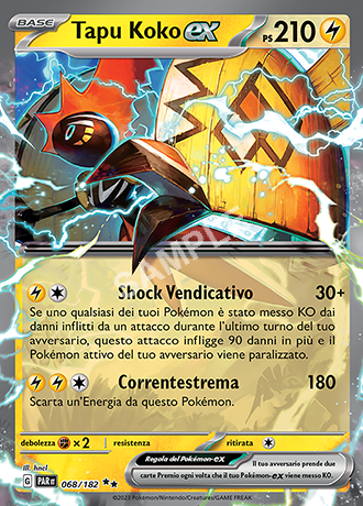 68/182 Tapo Koko EX - PARADOSSO TEMPORALE