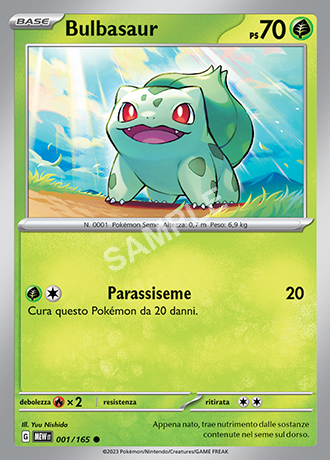 1/165 Bulbasaur - 151 (MEW)