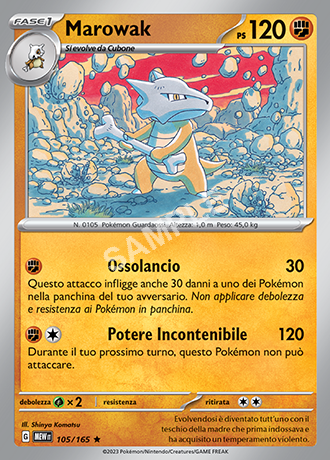 105/165 Marowak - 151 (MEW)