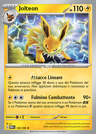 135/165 Jolteon - 151 (MEW)