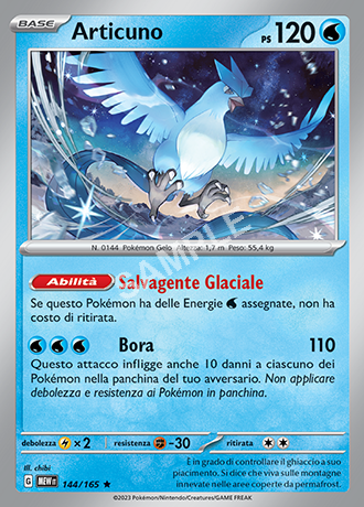 144/165 Articuno - 151 (MEW)