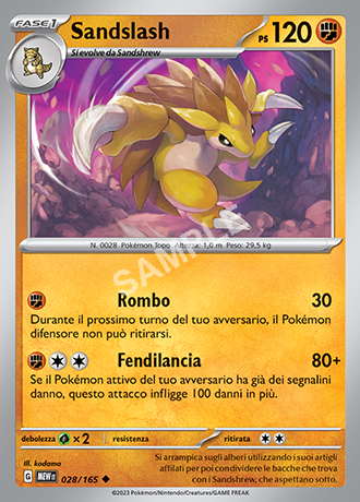 28/165 Sandslash - 151 (MEW)