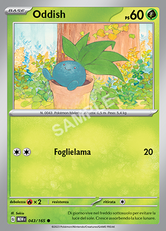 43/165 Oddish - 151 (MEW)