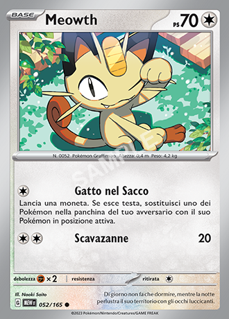 52/165 Meowth - 151 (MEW)