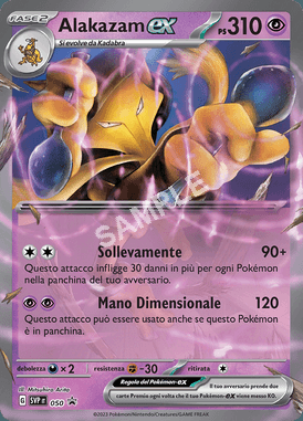 SVP50 Alakazam EX - SCARLATTO & VIOLETTO PROMO