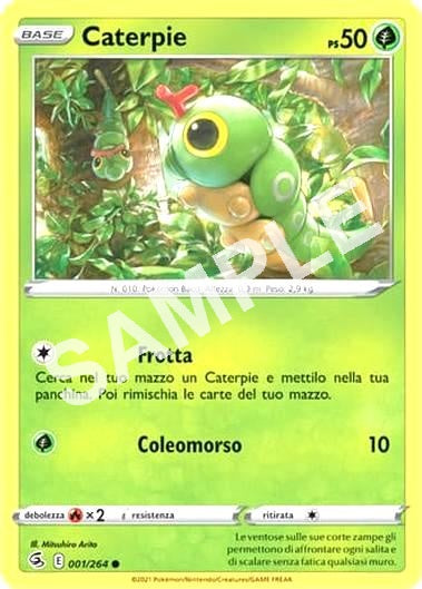 1/264 Caterpie - COLPO FUSIONE