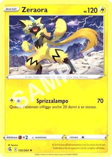 102/264 Zeraora - COLPO FUSIONE