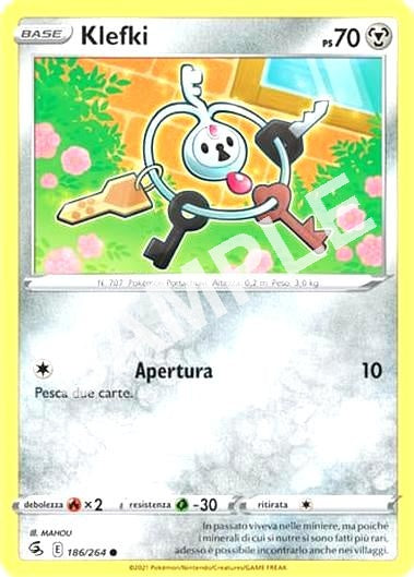 186/264 Klefki - COLPO FUSIONE