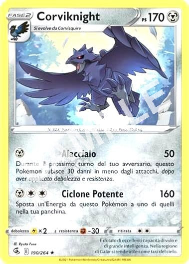 190/264 Corviknight - COLPO FUSIONE