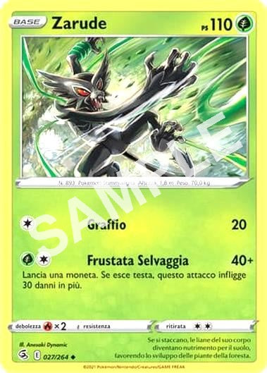 27/264 Zarude - COLPO FUSIONE