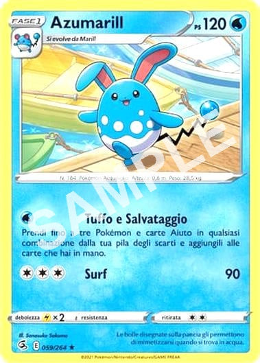 59/264 Azumarill - COLPO FUSIONE