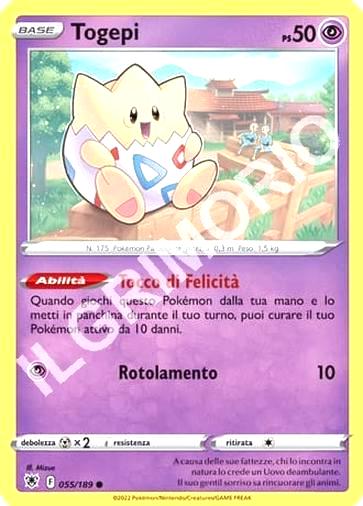 55/189 Togepi - LUCENTEZZA SIDERALE
