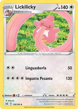 138/196 Lickitung - ORIGINE PERDUTA