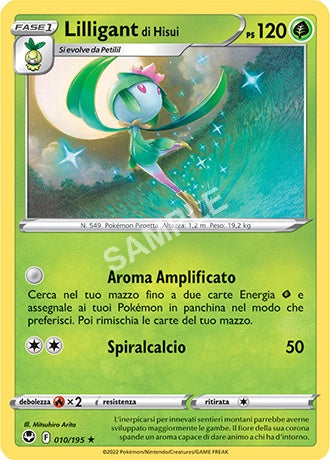 10/195 Lilligant di Hisui - TEMPESTA ARGENTATA