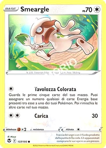 137/195 Smeargle - TEMPESTA ARGENTATA