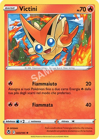 23/195 Victini - TEMPESTA ARGENTATA