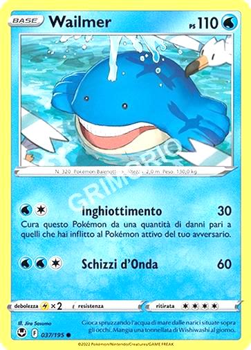 37/195 Wailmer - TEMPESTA ARGENTATA