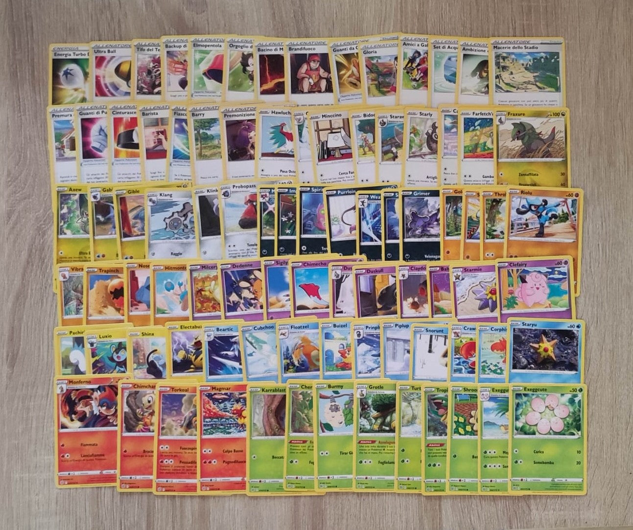 POKEMON - Set Completo COMUNI + NON COMUNI - ASTRI LUCENTI