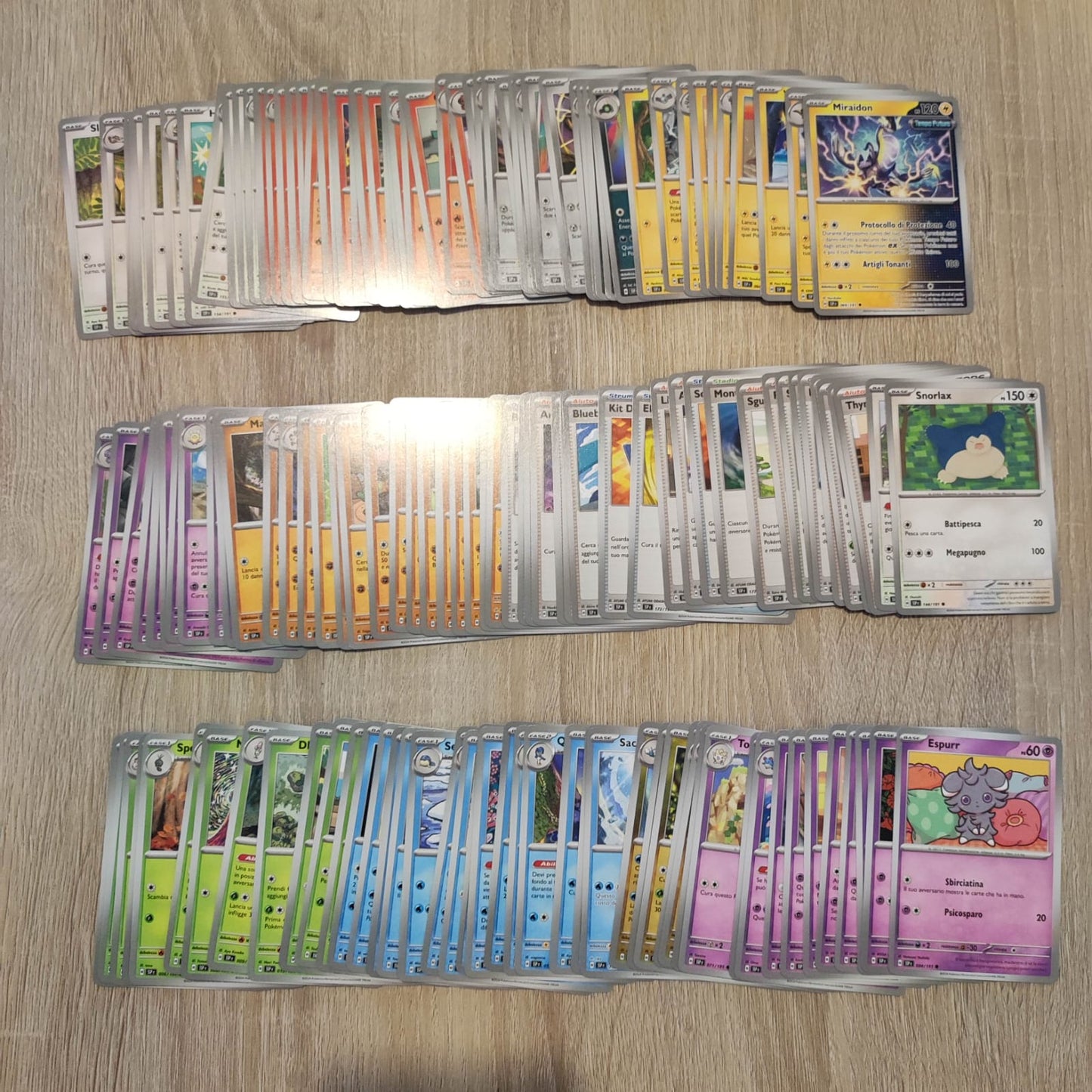 POKEMON - Set Completo COMUNI + NON COMUNI - SCINTILLE FOLGORANTI